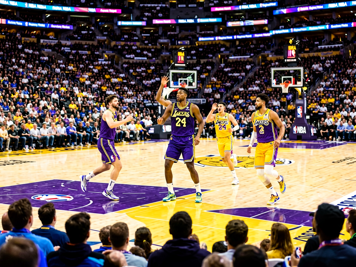 NBA篮球场全景观众席